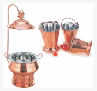 Copper Coted Servicing Pot's - Lacoppera