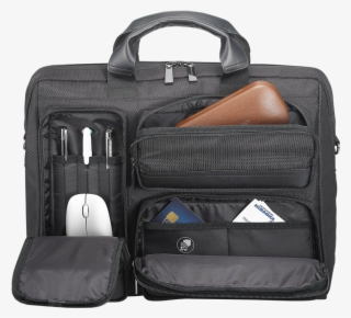 The Front Of The Bag Has Three Additional Compartments - Asus Artemis Carry Bag 15.6