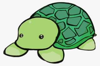Green Sticker - Chibi Turtle