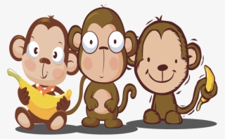 Image Download Neptune Public Library Image Result - 3 Monkeys Clip Art