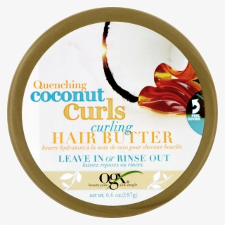 Ogx Quenching Coconut Curls Curling Hair Butter - Circle