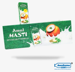 Amul Masti Spiced Buttermilk 200ml,27 Packets - Amul Masti Buttermilk Review