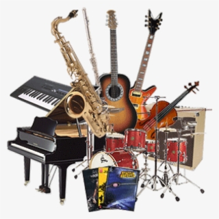 Music Instruments And Electronics Dealer - Transparent Music Instruments Png