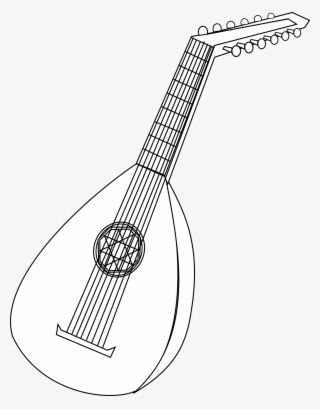 Big Image - Lute Clipart