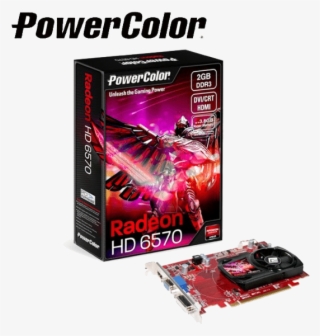 Powercolor Hd6570 2gb Ddr3 Graphic Card Ax6570 2gbk3-h - Powercolor Radeon Hd 6570