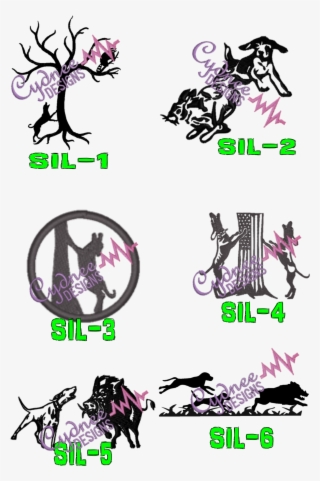 New Stacked Hound Designs - Cartoon