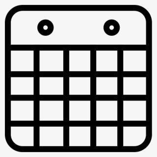 Thin Calendar Date Comments - Icon Calendar Thin Png