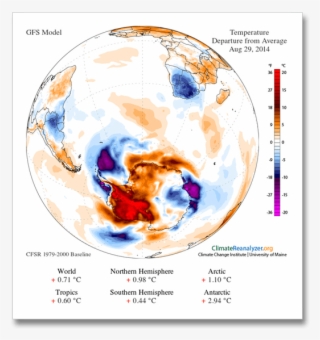 Antarctic Maximum Temperature Record - Earth