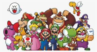 Nintendo-characters - Group Of 4 Cartoon Characters