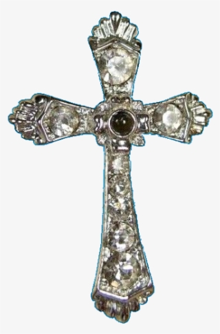 Silver Grey Cross Catholic Religion Polyvore Moodboard - Cross