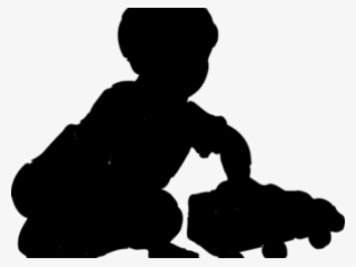 Child Playing Silhouette Clipart