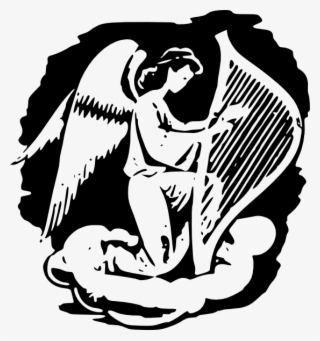 How To Set Use Angel Playing Harp Svg Vector