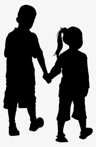 Report Abuse - Children Silhouette Holding Hands