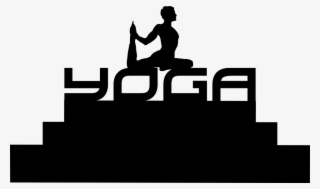 Silhouette, Yoga, Man, Design, Isolated, Young, Gym - Yoga