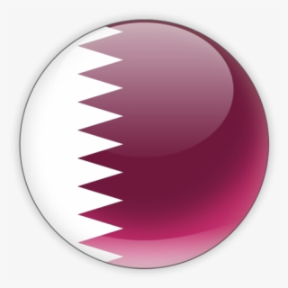 9 - - qatar round flag png