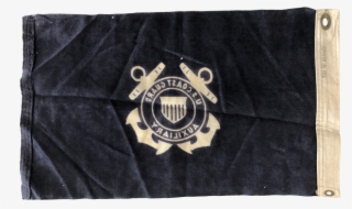 Vintage Coast Guard Flag United States Coast Guard - Leather