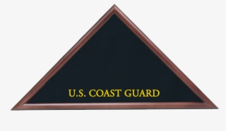 Coast Guard Hero Memorial Flag Case - Triangle