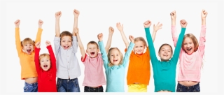 Tutoring - - Children With Hands Up