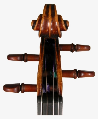 Picture Right Side Scroll Violin Picture Front Scroll - Violin