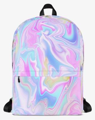 Holo Marble Tumblr Soft Grunge Backpack - Aesthetic Backpack