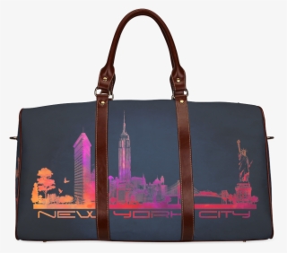 New York City Skyline 4 Waterproof Travel Bag/large - Duffel Bag