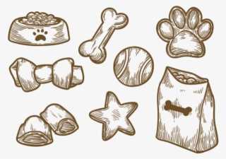 Dog Biscuit Icons Vector - Dog Biscuit Drawing