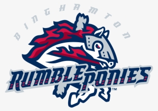 The Binghamton Rumble Ponies Are A Minor Baseball League - Binghamton Rumble Ponies Logo
