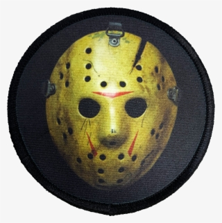 Friday The 13th Part 8 Jason Hockey Mask Iron-on Patch - Circle