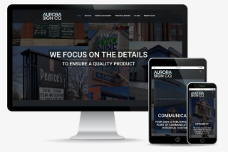 Aurora Sign Website Design - Gadget