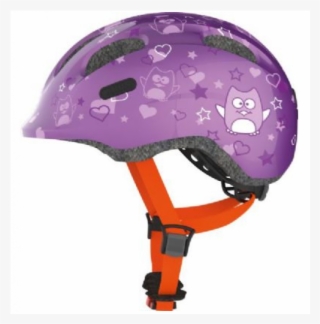 Abus Smiley Hjelm Purple Star - Abus Kinder Fahrradhelm
