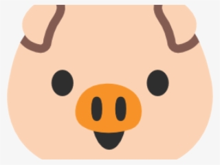 Pig Face Clipart - Pig Emoji Android