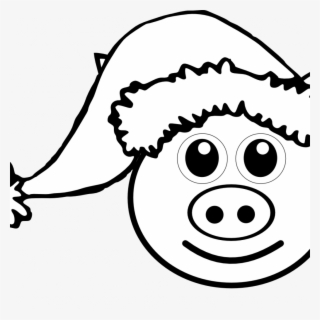 Beautiful Pig Face Coloring Pages For Kids Peppa Games - Christmas Pig Color Page