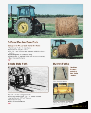 Bale & Pallet Forks - Tractor