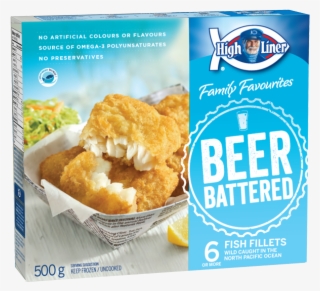 Family Favourites Beer Battered Fish Fillets - High Liner English Style Fish And Chips