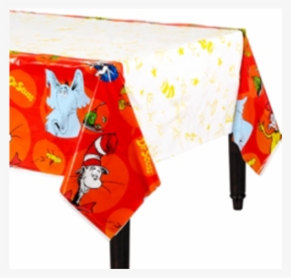 Dr. Seuss 'polka Dots' Plastic Table Cover (1ct)