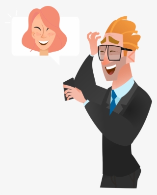 Discover The Customer's App Bg Custo - Cartoon