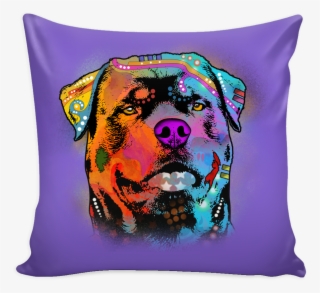 Rottweiler Pillow Cover, Multi-colors - Throw Pillow