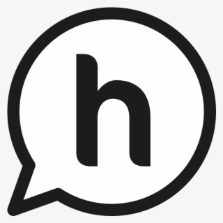 The Logo Is A Bright, Colourful 'h' Logo That Sits - Line Art