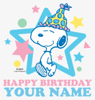 Snoopy Happy Birthday - Snoopy And Woodstock Party