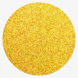 Pineapple Chunks - Gold Glitter Circle Transparent