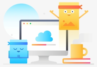 Uploading - Illustration