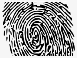 Fingerprint Clipart Transparent Background - Desenho De Digital De Dedo Png