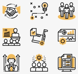 Business Management - Research Cartoon Icon Png