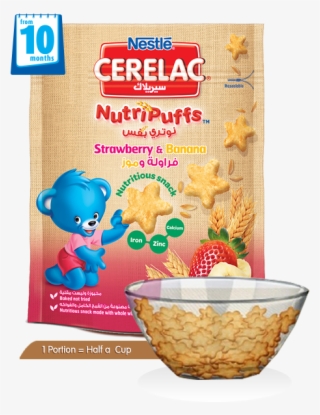 Recommended Portion - Nestle Cerelac Nutripuffs