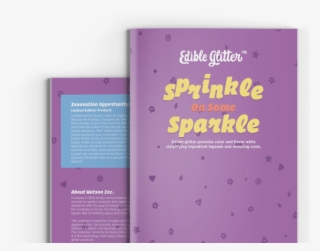 Edible Glitter E-zine Cover - Graphic Design