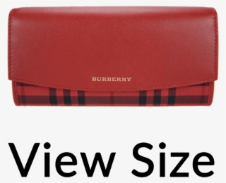 Burberry House Check And Leather Continental Wallet - Wallet