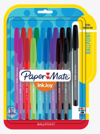 Paper Mate® Inkjoy 100st Ballpoint Pen, 1mm, 18ct - Paper Mate Inkjoy 100rt Retractable Ballpoint Pens