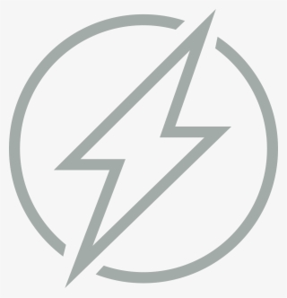 Lightning Bolt Grey - Renewable Energy