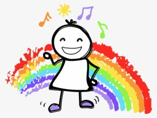 Wiggle And Giggle Rainbow Stick Man - Cartoon