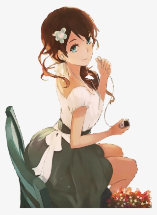 Anime Girl Studying - Anime With Pretty Girl